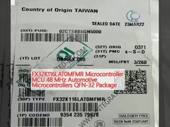FX32K116LAT0MFMR Microcontroller MCU 48 MHz Automotive Microcontrollers QFN-32 Package