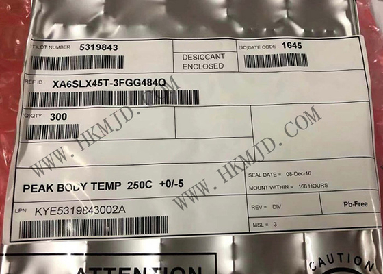FBGA484 Automotive Chip XA6SLX45T-3FGG484Q XA6SLX45T FPGA IC High Performance