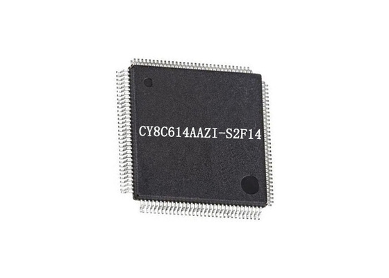 128-TQFP Package CY8C614AAZI-S2F14 32-Bit 150MHz 2MB Flash Microcontroller IC