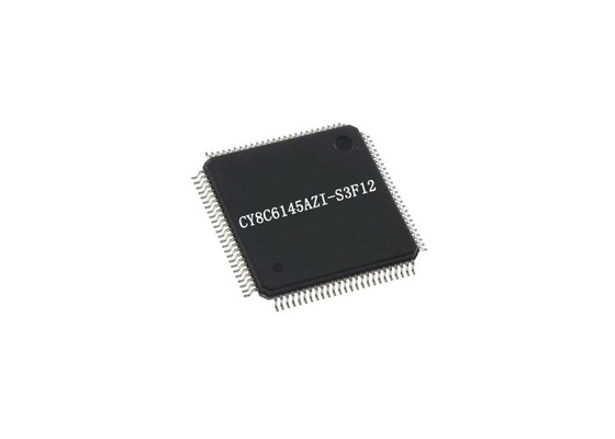 Integrated Circuit Chip CY8C6145AZI-S3F12 32-Bit Microcontroller IC 100-LQFP