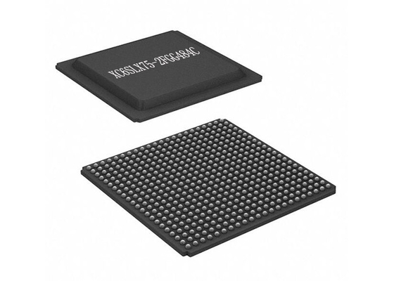 Integrated Circuit Chip XC6SLX75-2FGG484C Field Programmable Gate Array 484BGA