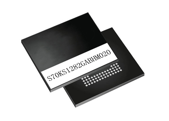 Integrated Circuit Chip S70KS1282GABHM020 128Mbit Memory Chip 24FBGA 200MHz IC Chip