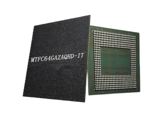 Integrated Circuit Chip MTFC64GAZAQHD-IT 512Gbit 200MHz 153-VFBGA Memory IC