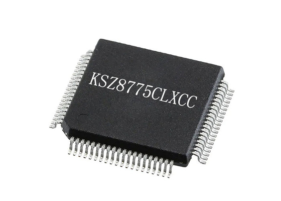 Integrated Circuit Chip KSZ8775CLXCC Integrated 5Port Ethernet Switch IC 80-LQFP