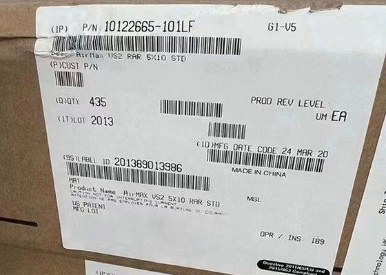 150 Connector Receptacle 10122665-101LF Backplane Connector System 50VAC High Speed