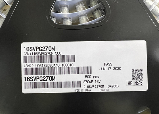 16SVPG270M Integrated Circuit Chip Aluminum Polymer Capacitors 270µF Radial SMD