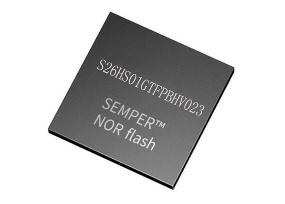 FLASH NOR Memory IC S26HS01GTFPBHV023 166MHz High Speed CMO 24-FBGA IC Chips