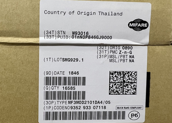 RFID Transponder IC MF3MOD2101DA4/05 13.56MHz RF Access Monitoring ICs