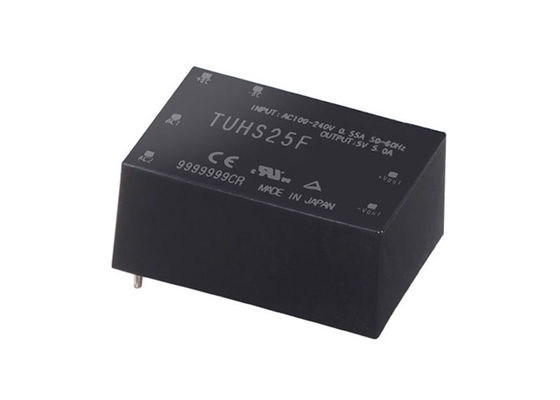 6-DIP Module TUHS25F12 12V 2.1A Enclosed AC DC Converters , Integrated Circuit Chip