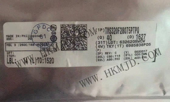 Microcontroller MCU TMS320F28075PTPQ
 32-Bit Single-Core Automotive Functional Safety Microcontroller IC
