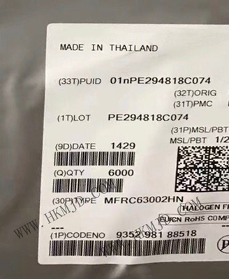 Integrated Circuit Chip MFRC63002HN
 3V RFID Transponder IC 32-VFQFN
