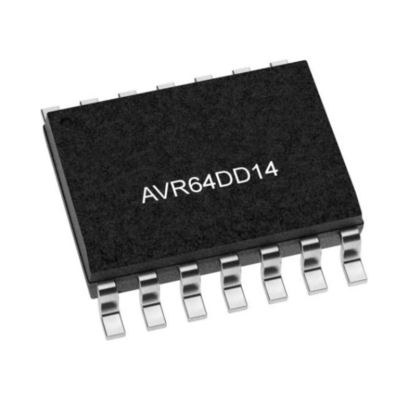 Microcontroller MCU AVR64DD14T-E/SL
 Up To 24MHz 7 Channel Microcontroller IC SOIC14
