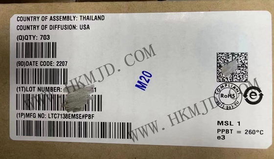 Integrated Circuit Chip LTC7138EMSE
 400mA Buck Switching Regulator IC MSOP16
