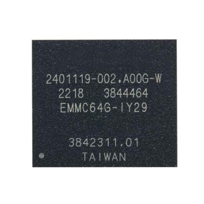 Memory IC Chip EMMC64G-IY29-5B111 512Gbit Non Volatile FLASH NAND Memory IC