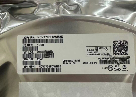 Integrated Circuit Chip NCV7708FDWR2G 500mA Double Hex Half Bridge Driver 28-SOIC