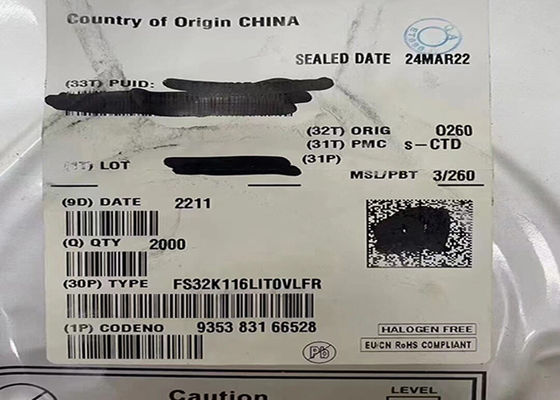 Microcontroller MCU FS32K116LIT0VLFR 48MHz ARM Cortex-M0+ S32K Microcontroller IC 48-LQFP