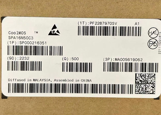 Integrated Circuit Chip SPA16N50C3 560V N-Channel Power MOSFET Transistor TO-220-3