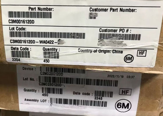 Integrated Circuit Chip C2M0280120D 1200V Silicon Carbide MOSFET Transistors TO-247-3