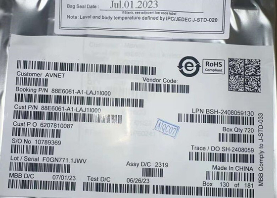 Ethernet IC 88E6061-A1-LAJ1I000 6-Port 100Mbps Ethernet Switch IC PQFP-128 Package