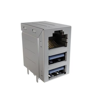 RJE361882305 Connectors Modular Jack Connector 8POS Combo-Stacked Connector