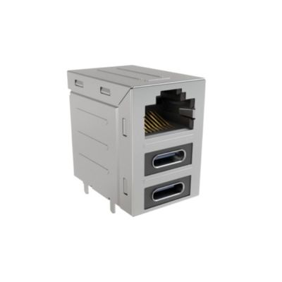 RJE36188310CH Connectors Combinational Connector 8POS Modular Jack Combo Connector