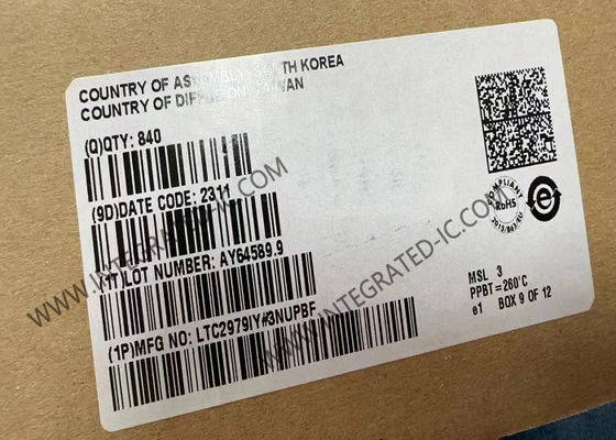 Integrated Circuit Chip LTC2979IY 9V To 72V Ideal Diode Bridge Controller DFN8