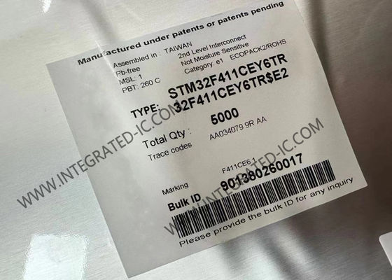 Microcontroller MCU STM32F411CEY6TR 32Bit Single Core Microcontroller IC UFBGA49