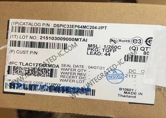 DSPIC33EP64MC204-I/PT Microcontroller MCU 16-Bit Digital Signal Controllers TQFP-44