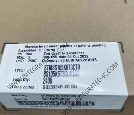 STM8S105K6T3CTR Microcontroller MCU 16MHz Mainstream Access Line 8-Bit MCU