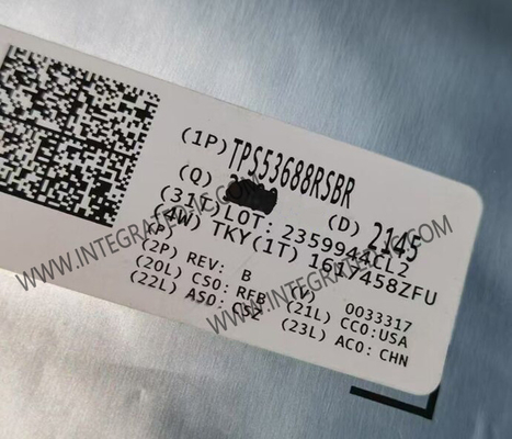 Integrated Circuit Chip TPS53688RSBR Dual-Channel 8-Phase Buck Controller QFN-40