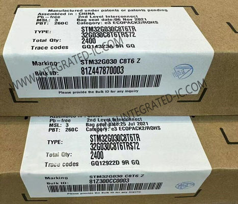 STM32G030C8T6TR Microcontroller MCU 64MHz 32-Bit Single-Core MCU LQFP-48 Embedded MCU