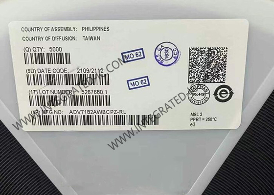 ADV7182AWBCPZ Integrated Circuit Chip 10-Bit SDTV Video Decoder With Differential Inputs