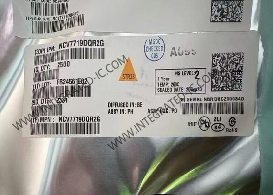 NCV7719DQR2G Integrated Circuit Chip 550mA Motor Drivers SSOP24 Octal Half-Bridge Driver