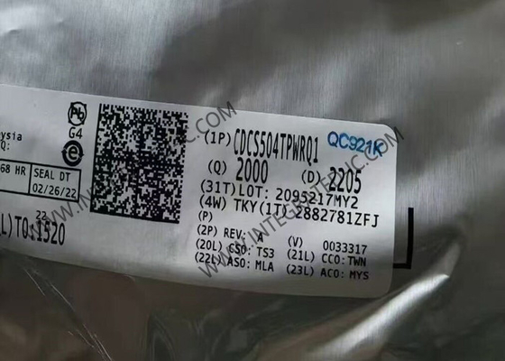 CDCS504TPWRQ1 Integrated Circuit Chip LVCMOS Input Clock Buffer With Selectable Frequency Multiplication