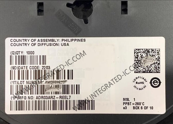 ADR03ARZ Integrated Circuit Chip 2.5V Voltage Reference SOIC8 PMIC Power Management