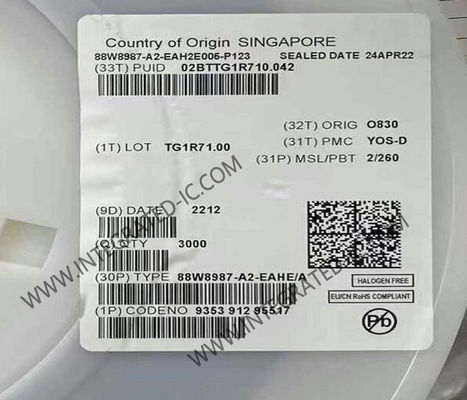 88W8987-A2-EAHE Wireless Communication Module Highly Integrated 2.4/5 GHz Dual-Band Wi-Fi 5 And BT Single-Chip