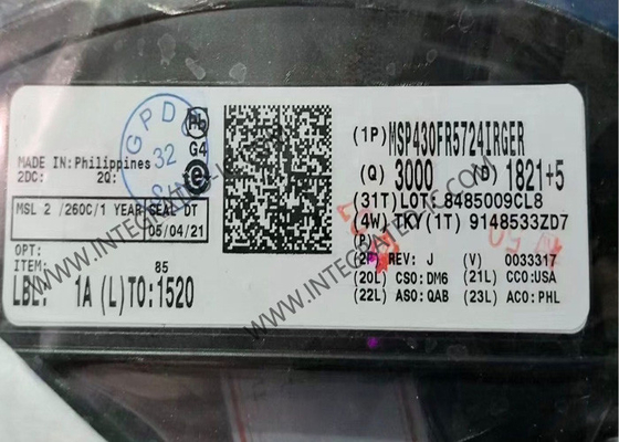MSP430FR5724IRGER Microcontroller MCU 8MHz Ultra-Low-Power Mixed-Signal Microcontrollers