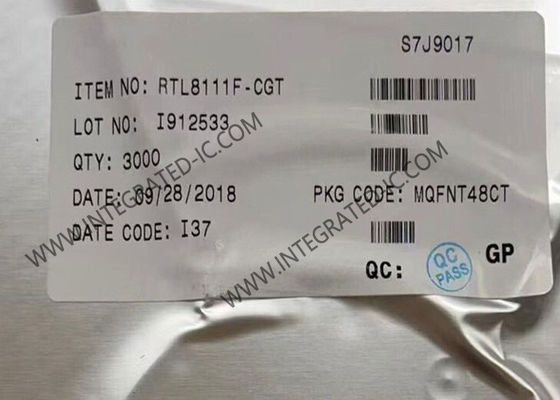 RTL8111F-CGT Ethernet IC Integrated Gigabit Ethernet Controller QFN48 Ethernet Chip