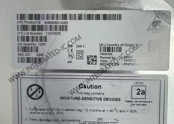 SI8660BD-ASR Integrated Circuit Chip 5000Vrms Six Channel Digital Isolators SOIC16