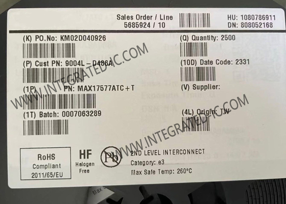 Integrated Circuit Chip MAX17577ATC 1A High Efficiency Synchronous TDFN12