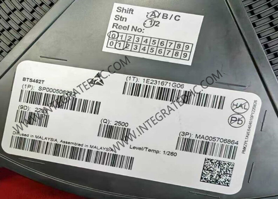 BTS462T Integrated Circuit Chip High Side Power Switch IC 3.5A Power Distribution Switches