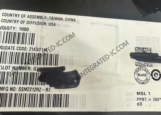 SSM2212RZ Integrated Circuit Chip 40V Audio Dual Matched NPN Transistor SOIC-8