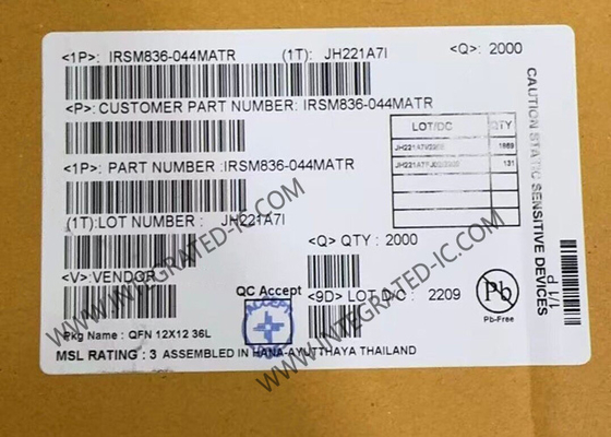 IRSM836-044MA Automotive IGBT Modules 250V CIPOS Nano Three Phase Intelligent Power Module