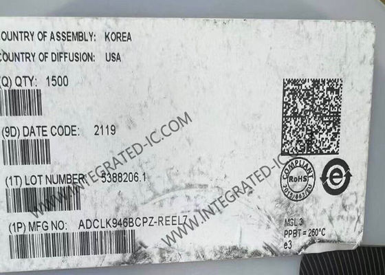 ADCLK946BCPZ Integrated Circuit Chip Six LVPECL Outputs SiGe Clock Fanout Buffer