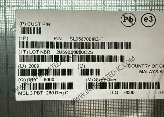 ISL95870BIRZ 	Integrated Circuit Chip PWM DC/DC Controller With VID Inputs For Portable GPU Core-Voltage Regulator