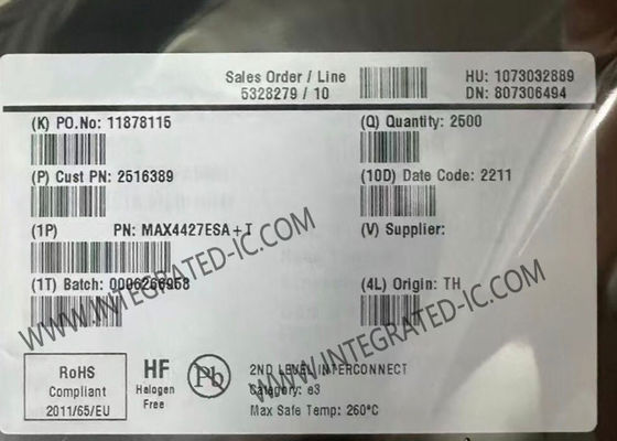 Integrated Circuit Chip MAX4427ESA Dual High Speed 1.5A MOSFET Drivers SOIC8