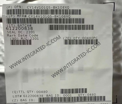 CY14V101QS-BK108XQ Memory IC Chip 1-Mbit Quad SPI NVSRAM Memory IC FBGA-24