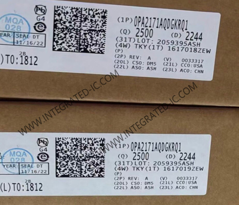 OPA2171AQDGKRQ1 Integrated Circuit Chip Automotive Dual 36V 3MHz Low-Power Operational Amplifier