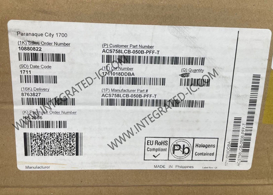 Sensor IC ACS758LCB-050B-PFF-T 3V Automotive Hall Effect Current Sensor IC