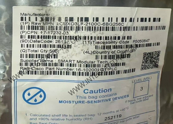 Field Programmable Gate Array LCMXO3LF-2100C-6BG256C 2112LUTs Field Programmable Gate Array 400MHz CSFBGA-256